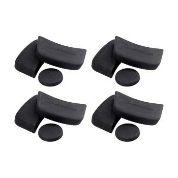4x 3pc MasterCraft Silicone Pan Handle Sleeve Cooking Kitchen Set Black