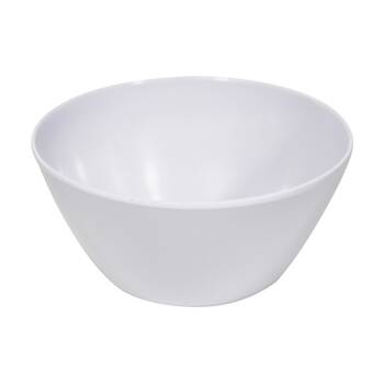 48x Partyware Reusable Melamine Bowl Tableware/Serveware 150mm White