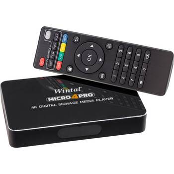 Wintal 4K Digital Signage/Media Player Wifi FTP Watchdog IR Auto Resume