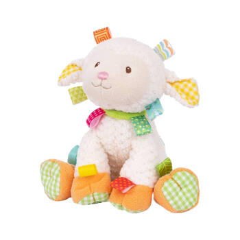 Mary Meyer Taggies Sherbert Lamb Baby Soft?Plush Animal Toy W/ Satin Loop Tags