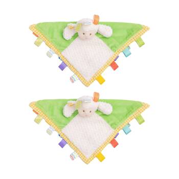 2PK Mary Meyer Taggies Sherbert Lamb Microfiber Plush Character Toy & Blanket
