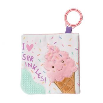 Mary Meyer Sweet Soothies Ice Cream?Soft Plush Crinkle Teether 17cm With Hook