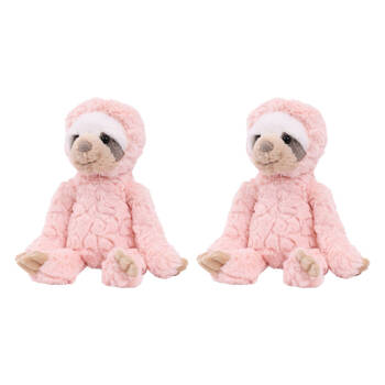 2PK Mary Meyer Blush Sloth Putty Plush Weighted Fabric Beans Animal Toy 28cm