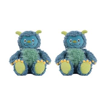 2PK Mary Meyer Monster Friends Blink Soft Plush Cuddle Toy Blue 29cm
