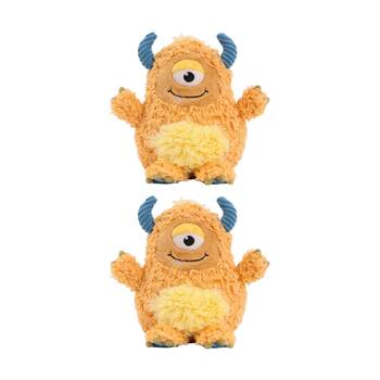 2PK Mary Meyer Monster Friends Wink Soft Plush Cuddle Toy Yellow 29cm