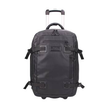 Men's Republic Carryon Travel Bag Soft Pebble Cow Hide Faux Leather 55cm