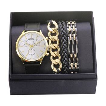 Men's Republic Fashion Bracelet Stainless Semi Precious Stones Assorted