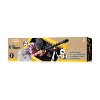 National Geographic 50mm 600mm AZ Telescope With Tripod Black/Yellow