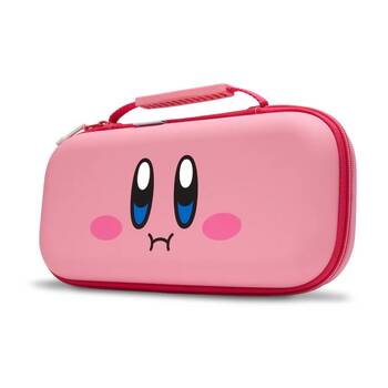 PowerA Nintendo Switch 2 Soft Felt Lining Kirby Protection Case Pink