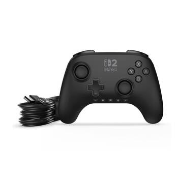 PowerA Nintendo Switch 2 Advantage Wired Controller Black 3.5mm Jack