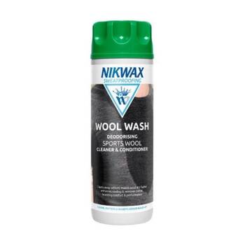 2PK Nikwax Wool Wash Deodorising Cleaner & Conditioner For Woollen Layers 300ml