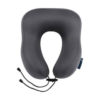 Paklite Neck Pillow Travel Comfort Lightweight Charcoal 26x28x13cm