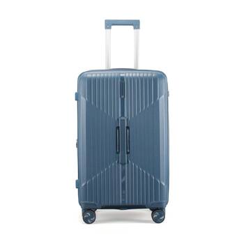 Paklite Charter Medium Luggage TSA Lock Spinner Wheels Travel Navy 85L