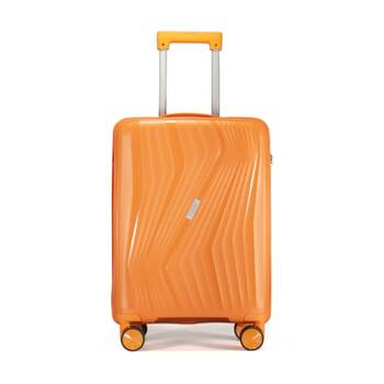  Paklite Cruise Small Luggage TSA Travel Orange 48L 55x38x23cm