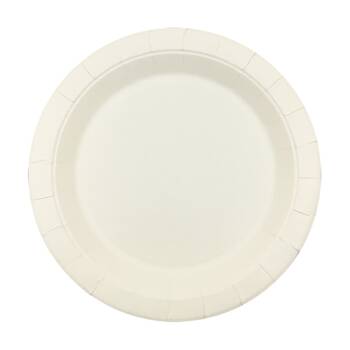 20x 100pc Partyware FSC Round Disposable Paper Plates Set 230mm White