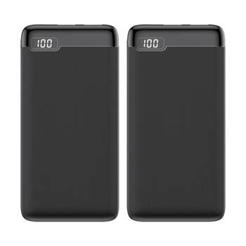 2PK Chargecore 10000mAh Power Bank Fast Charging With Battery Display Black