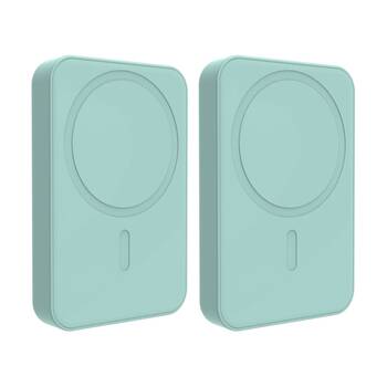 2PK Laser Magnetic 5000mAh Dual Device Wireless Charging Power Bank Aquatic Awe