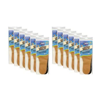 12PK Stepz Leather Synth Insoles Pair Size 5-10 Women's Shoes