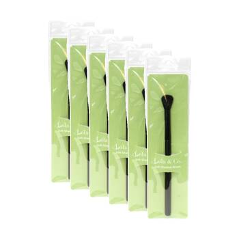 6PK Lola & Co Soft Shadow Eyeshadow Blending Makeup Accessory Brush Black