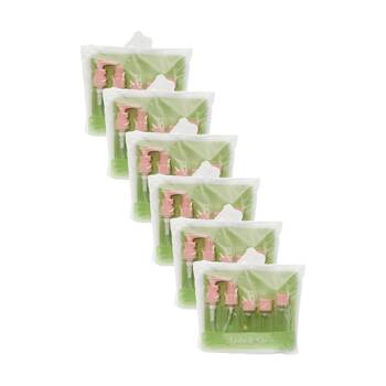 6x 5pc Lola & Co Makeup Travel Container Kit W/ 5 Clear Bottles