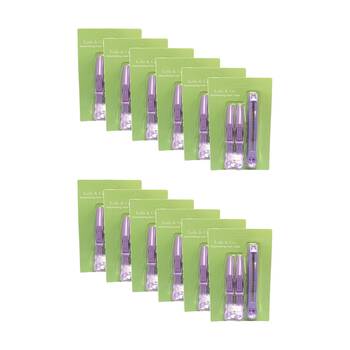 12x 3pc Lola & Co Volumising Hair Clip Set Women's Accessories Purple