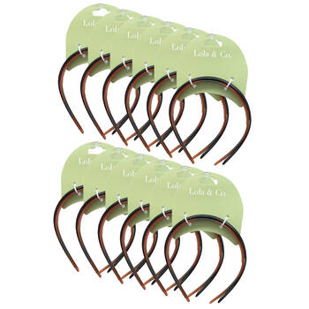 12x 2pc Lola & Co Headbands Set Women's Hair Accessories Assorted