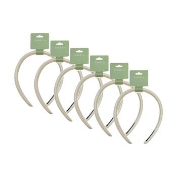 6PK Lola & Co Satin Headband Women's Hair Accessories Assorted