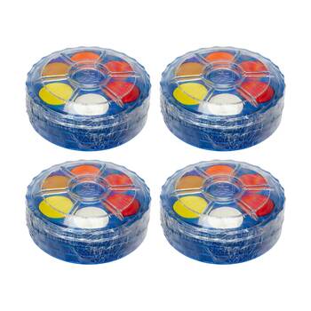 4PK Educational Colours 18 Disc Stack-Twist Watercolour Paint Set Kids Art/Craft