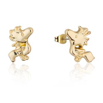 Couture Kingdom Peanuts Woodstock Stud Earrings Jewellery Gold