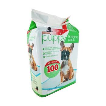 100pc Braz Puppy Obedience Toilet Training Super Absorbent Pads 60x60cm