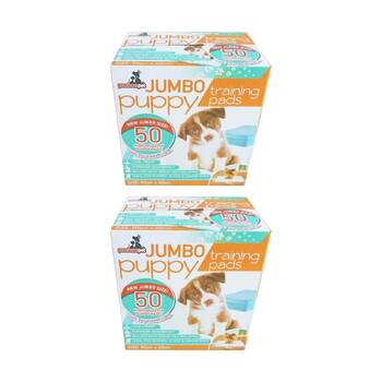 2x 50pc Braz Puppy Obedience Toilet Training Super Absorbent Pads Jumbo 60x90cm