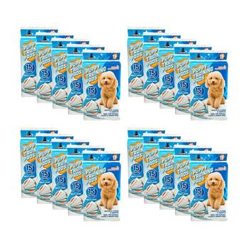 20x 15pc Braz Puppy Obedience Toilet Training Super Absorbent Pads 56x56cm