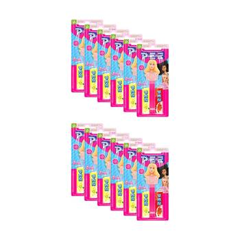 12PK Pez Fruit Flavoured Candy Dispenser Barbie Edition 17g Assorted
