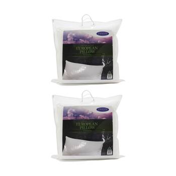 2PK Jason Dream Night European Pillow Low Allergenic Cotton Japara Cover 65x65cm