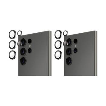 2PK Panzer PanzerGlass Hoops Lens Protector-Samsung GS25 Ultra - Black