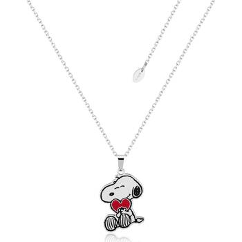 Couture Kingdom Peanuts Snoopy Heart Necklace Jewellery Accessory Silver