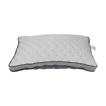 2PK Odyssey Living Thermo Comfort Crumbed Memory Foam Pillow White/Grey Standard