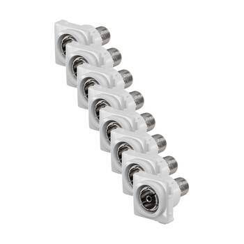 8PK Pro2 Pal Socket To F Insert Suit Clipsal Wall Plate Adapter Networking