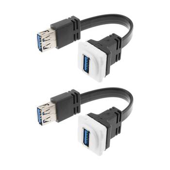 2PK Pro2 Flexible USB 3.0 Insert Suits Clipsal Plate 05Bc7T USB Wall Adapter