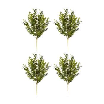 4PK E Style Boxwood Seeding Bush Outdoor Plastic Wire Green 25x25x51cm