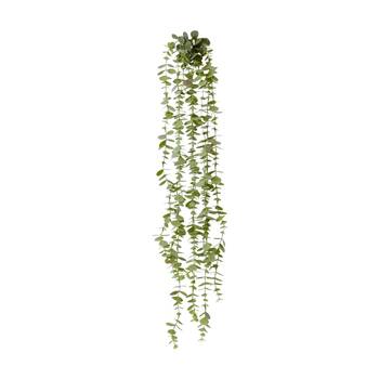 E Style Coin Leaf Hanging Bush Artificial Plant Plastic Wire 81cm