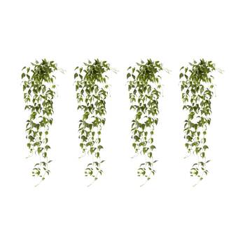 4PK E Style Clematis Hanging Vine Artificial Plant Plastic Wire Green 90cm