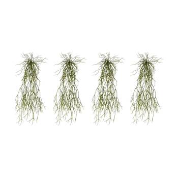 4PK E Style Cactus Pencil Plant Artificial Hanging Indoor Decor Green 17x16x53cm