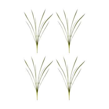4PK E Style Orchid Cymbidium Foliage Artificial Plant Indoor Green 38x4x84cm