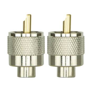 2PK Gme PL259 Coaxial Cable Connector Plug 5.6mm End