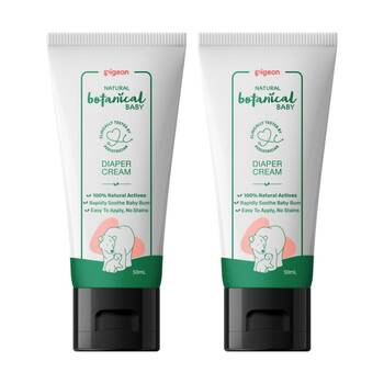 2PK Pigeon Natural Botanical Baby Diaper Nappy Rash Gentle Care Cream 50ml
