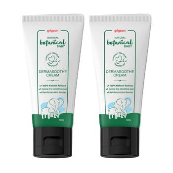 2PK Pigeon Natural Botanical Baby Dermasoothe Sensitive Skin Care Cream 50ml