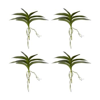 4PK E Style Phalaenopsis Lush Foliage Plant Artificial Indoor Green 39x15x31cm