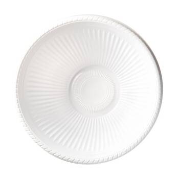 12x 2pc Partyware Round Reusable Salad Bowl Set Tableware/Serveware 305mm White