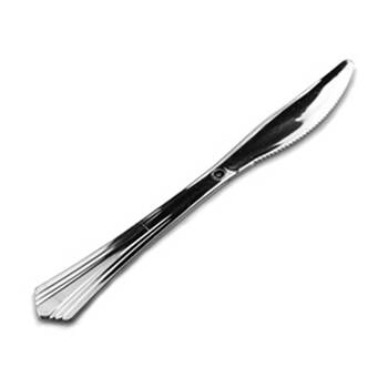 48x 12pc Partyware Heavy Duty Stainless Steel Knife Set Tableware Silver